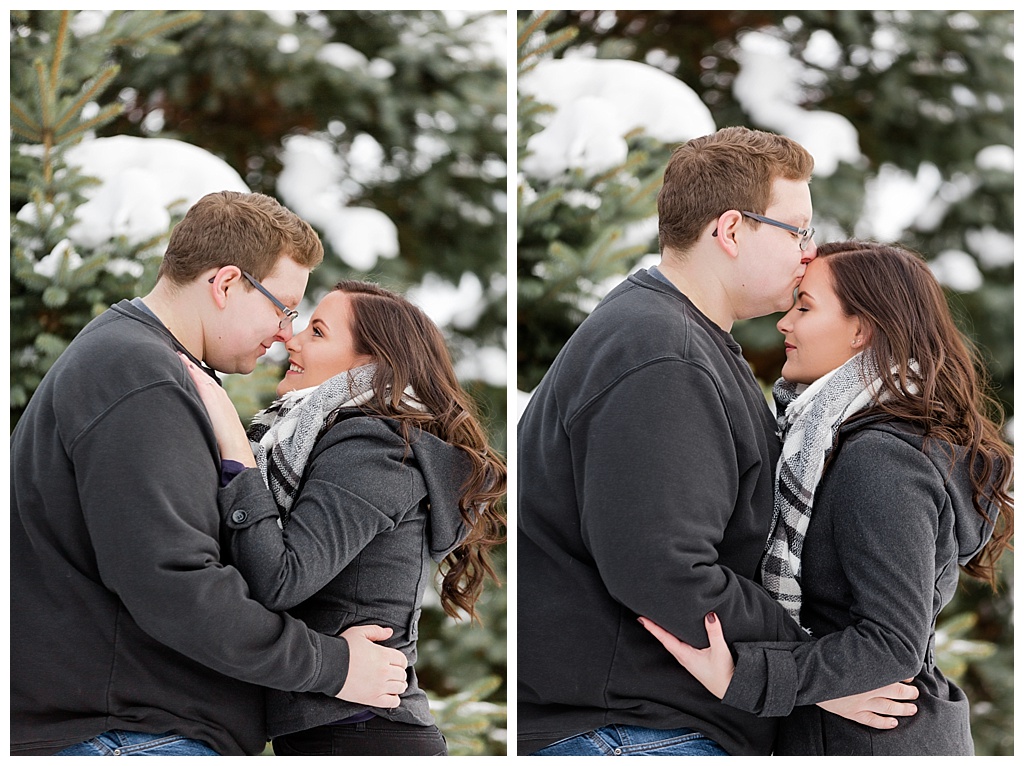 Joe and Revae Winter Engagement. Minnesota Engagement Photographer, engagement, engagement photography, engagement pics, Couples photography, engagement poses, posing, outfit ideas, intimate photography, lighting, couple poses, couples outfits, engagement session, mn photographer, winter engagement