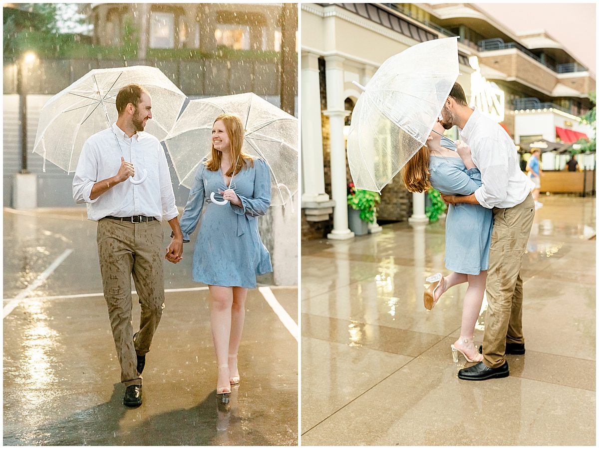 Rainy engagement session with michael and samantha by Lindsey White Photography