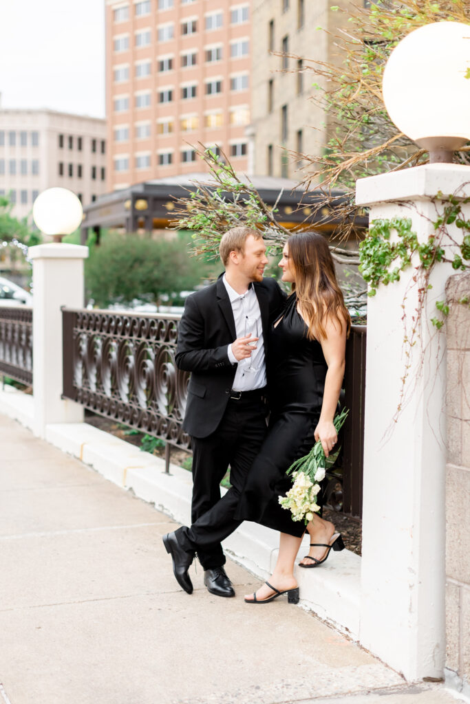 Rice Park, st paul, engagement session,  photography, couple's photographer, lindsey white photography