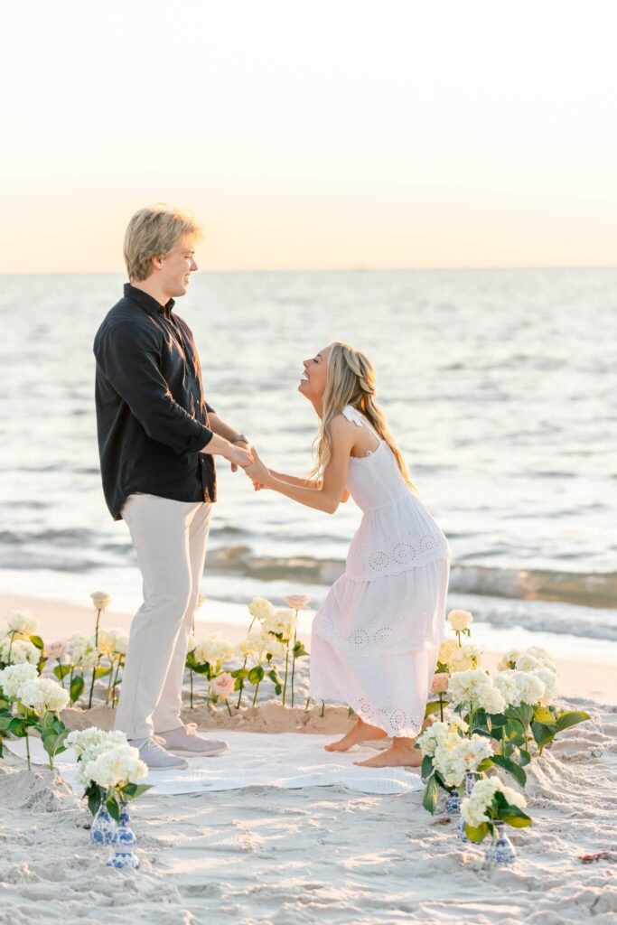 surprise proposal photos by naples photographer