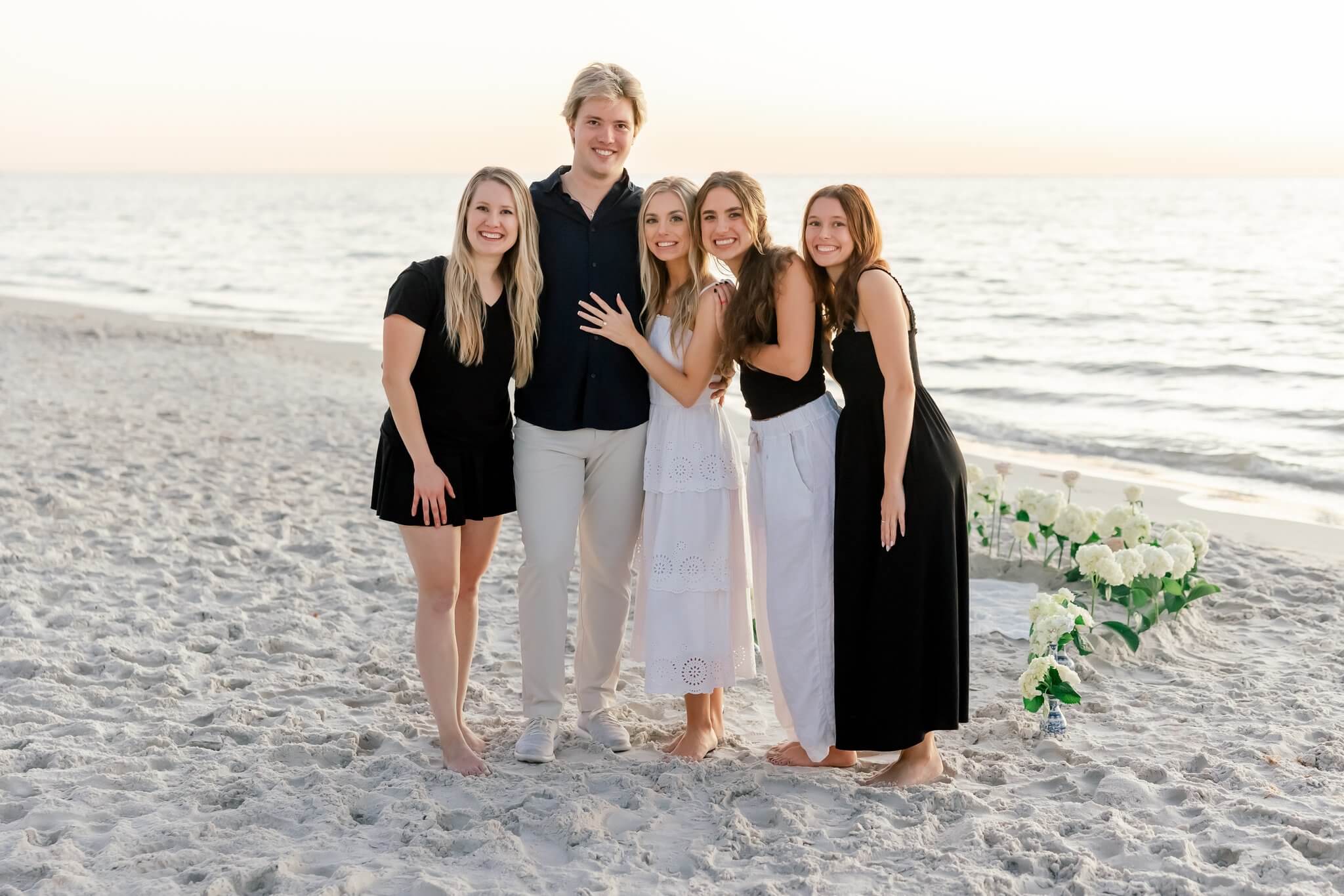 photo of team that organized and planned proposal in naples by naples photographer