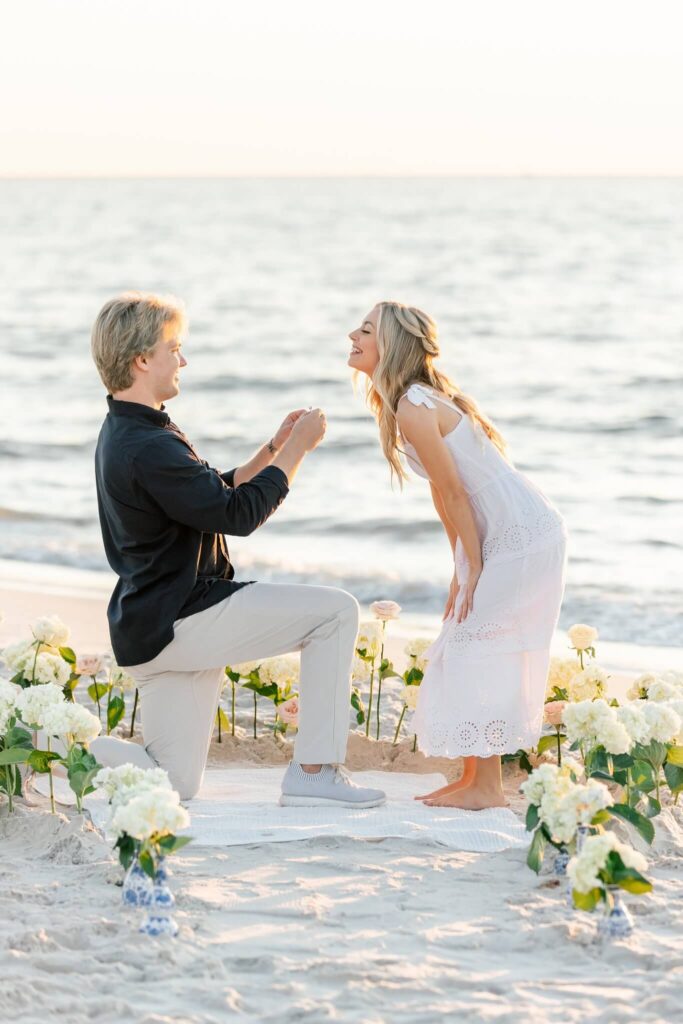 surprise proposal taken by naples photographer