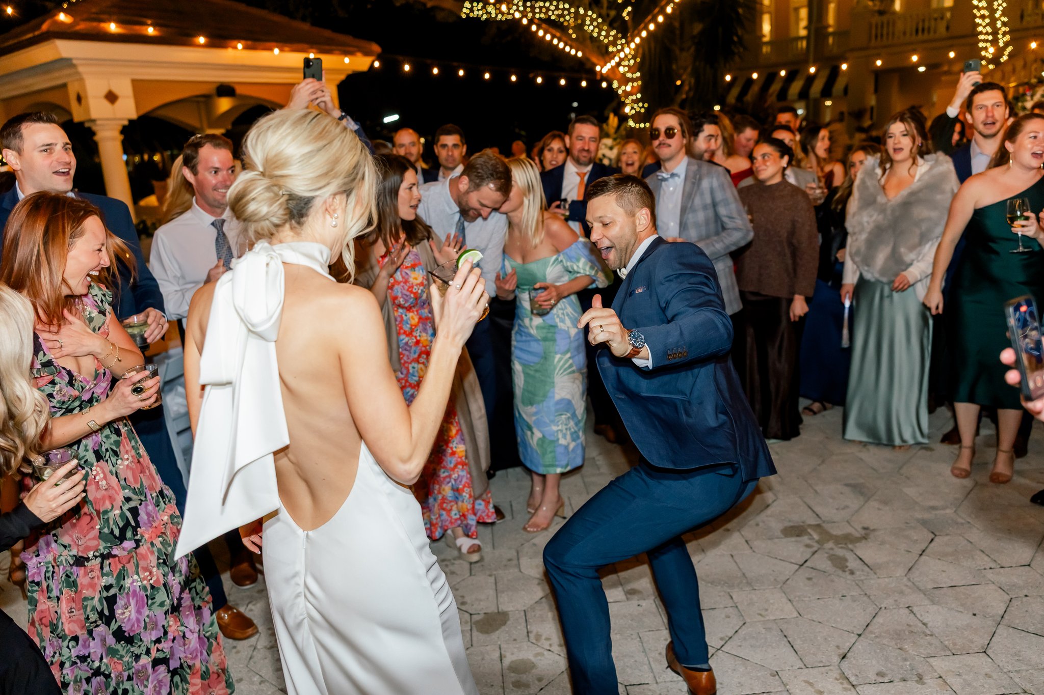 the club at the strand wedding